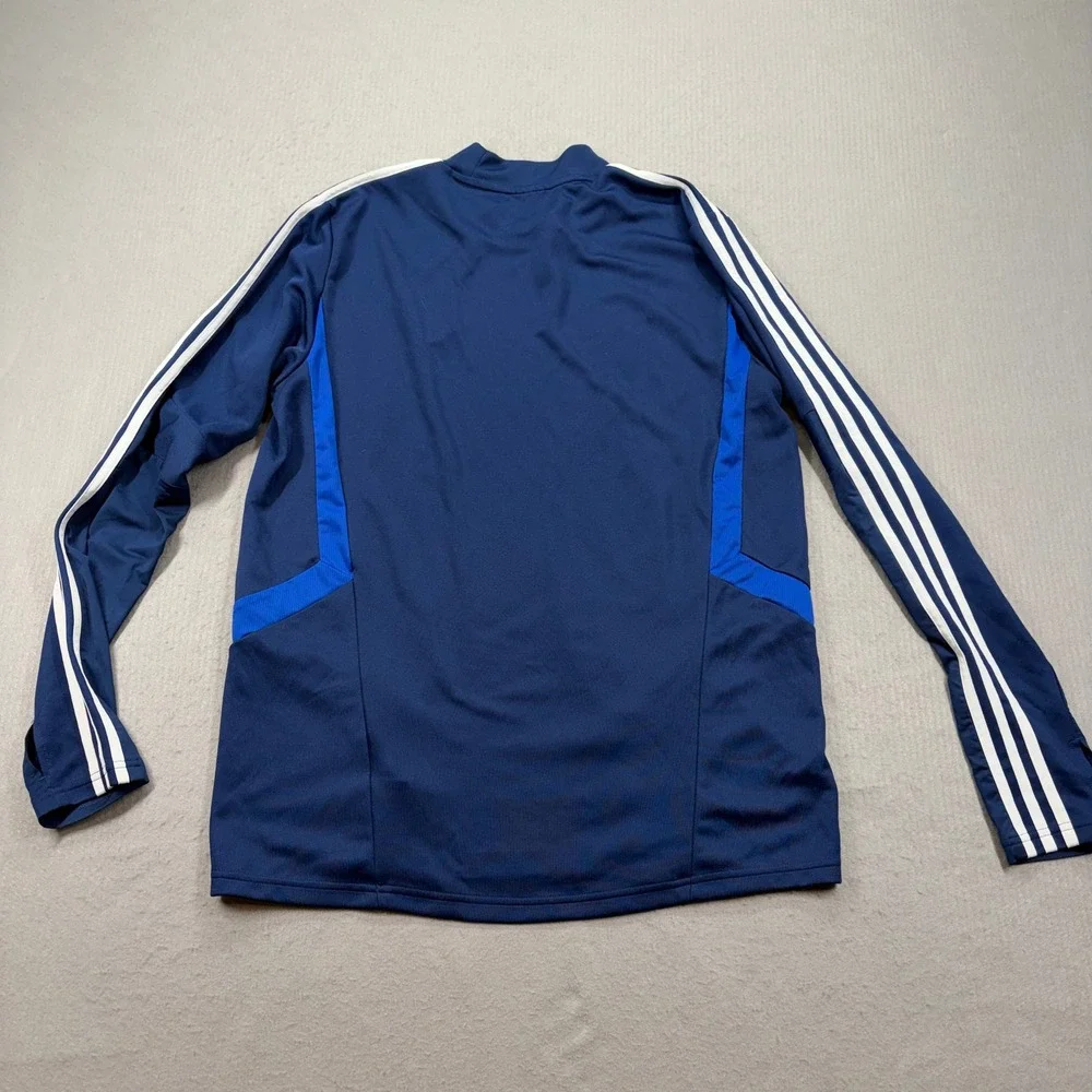Adidas Training Top Mens Large Blue Climacool PRO Soccer Referee Pullover